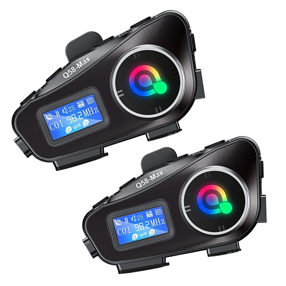 Intercomunicador Helmet - Q58-MAX x2