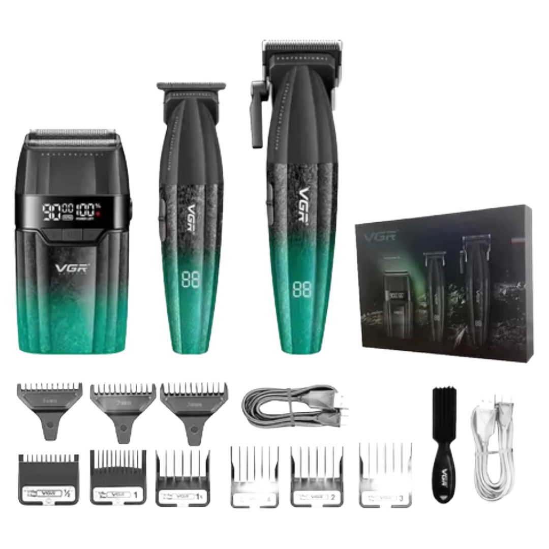 Súper Combo VGR - V640 S3 - Peluquera + Patillera + Shaver