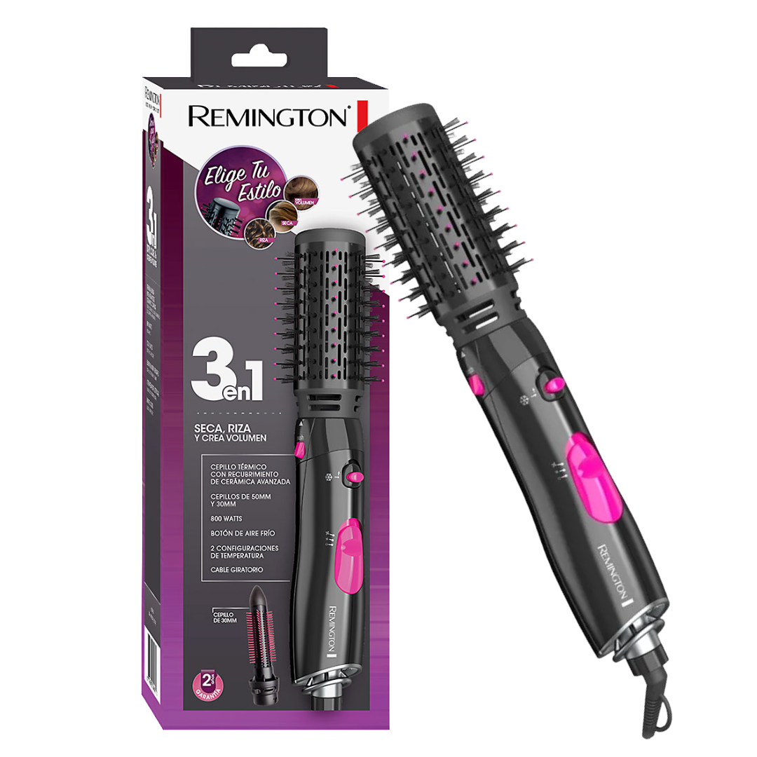 Cepillo Secador Remington - 3 En 1