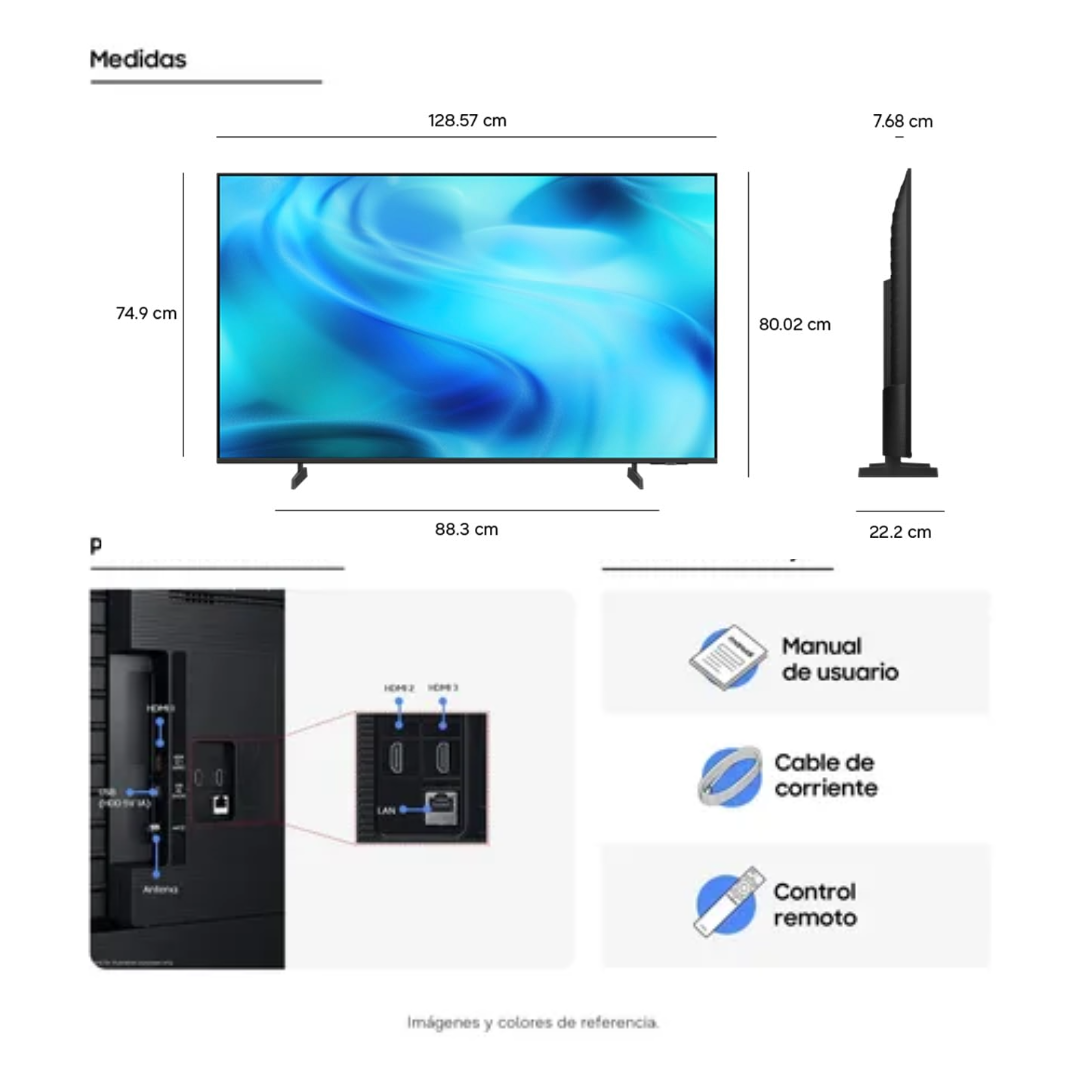 Combo Hogar: Televisor Samsung 58" U8500 + Barra de Sonido Samsung B400