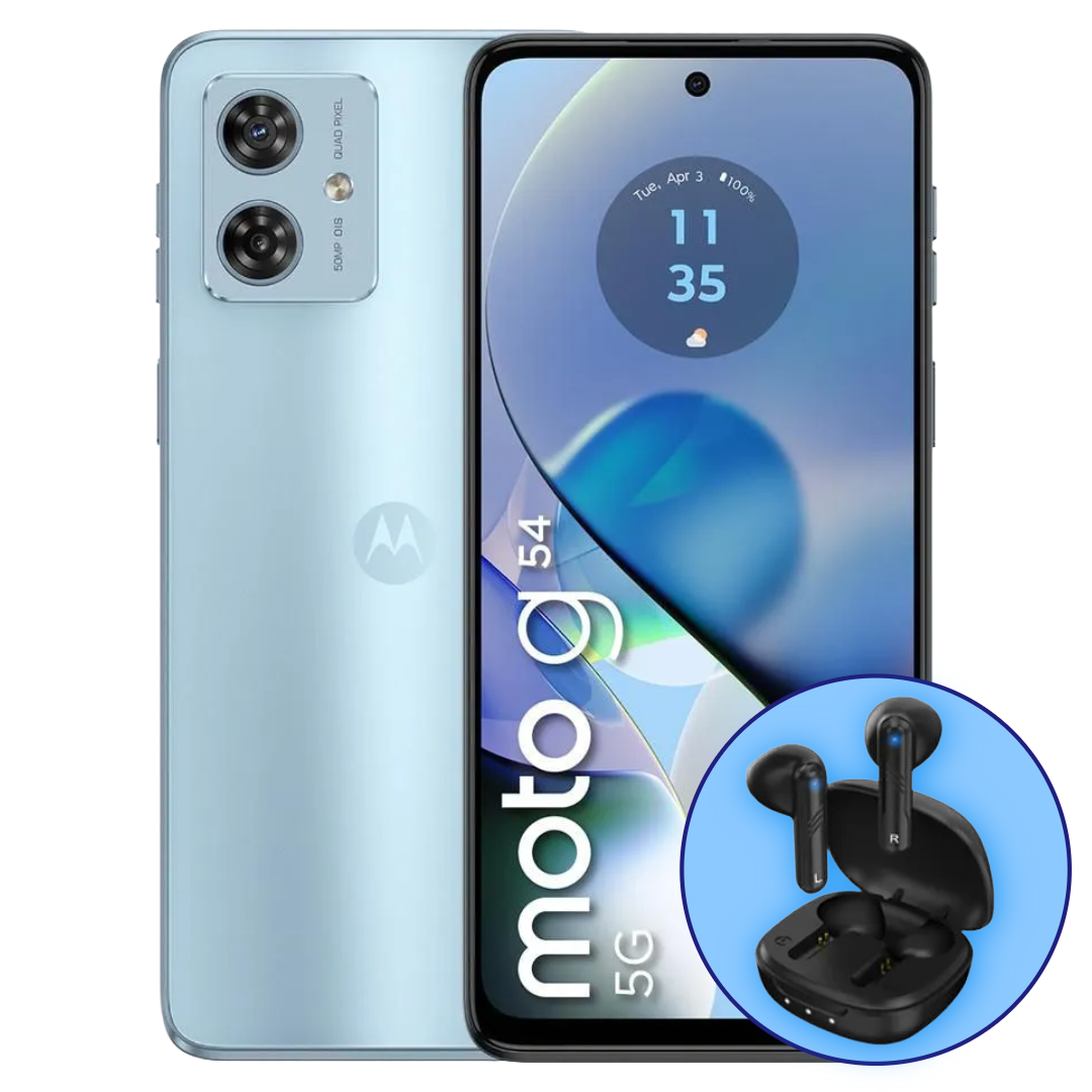 Celular Motorola - Moto G54 (256GB) + Earbuds