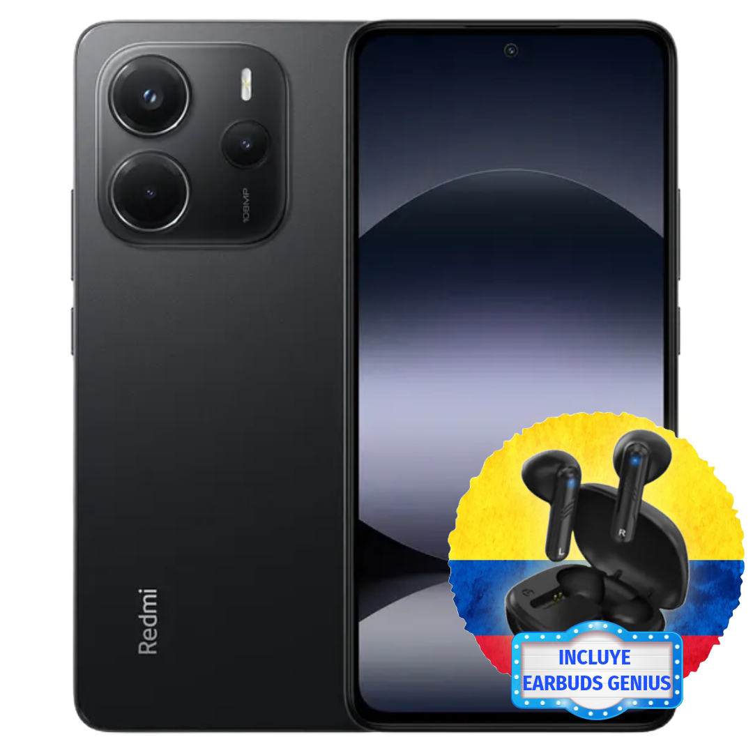Celular Xiaomi Redmi Note 14 (256GB) + Earbuds Genius