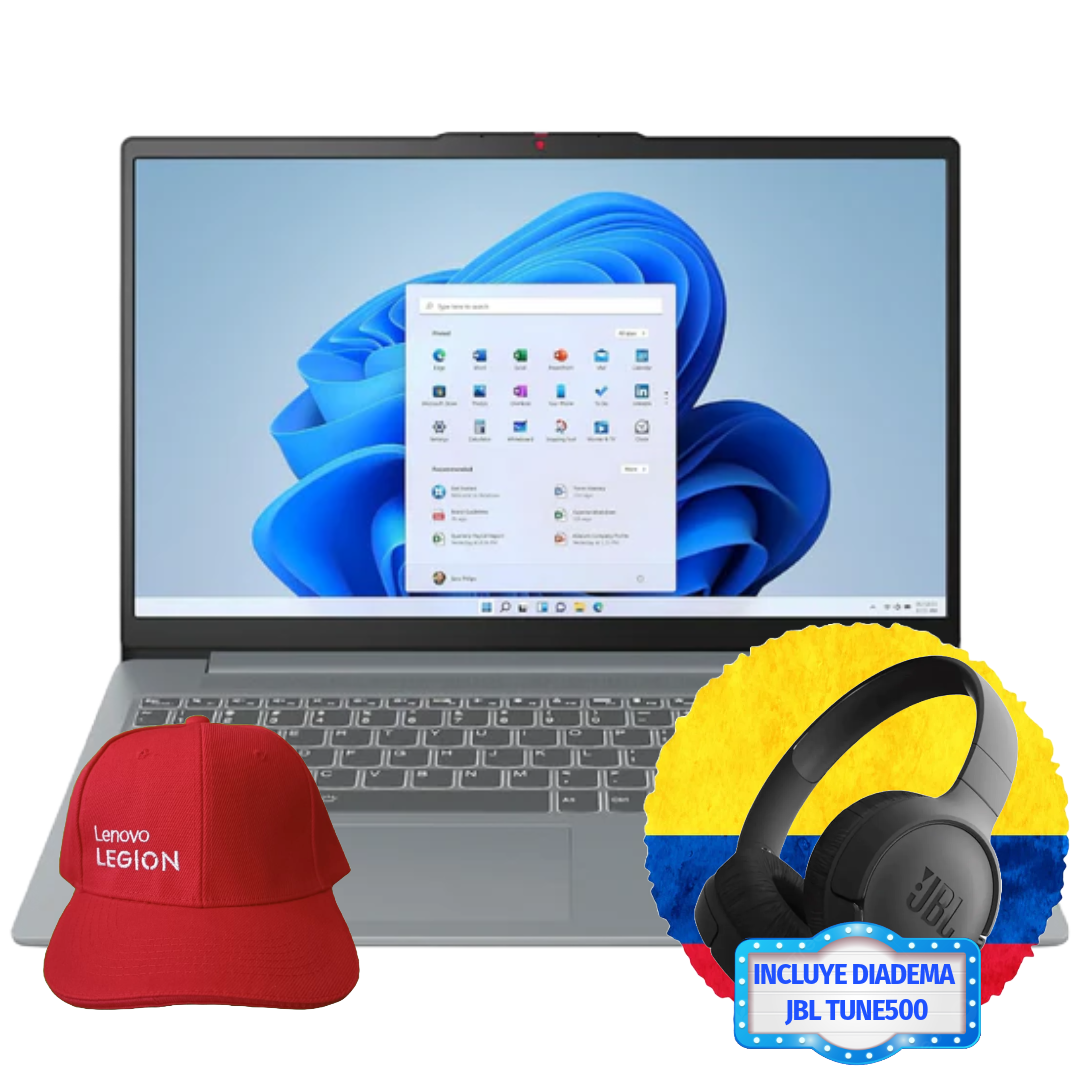 Portátil Lenovo Ideapad Slim 3 15ABR8 + Diadema JBL Tune 500 + Gorra