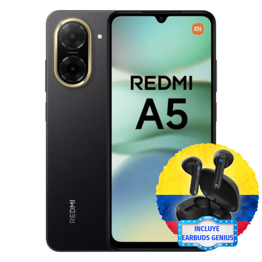 Celular Xiaomi - Redmi A5 (128GB) + Earbuds Genius