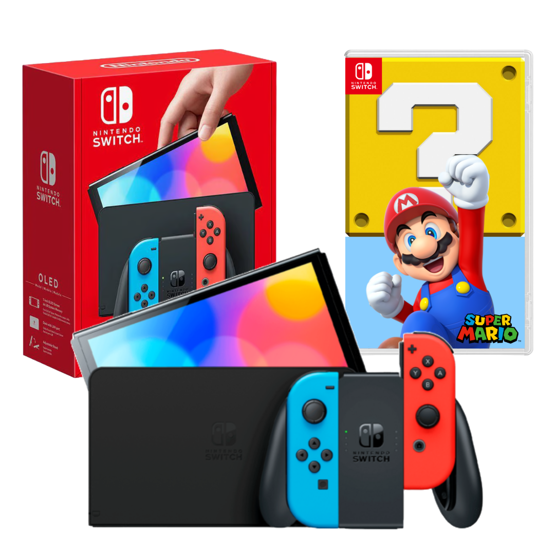 Consola Nintendo Switch OLED + Juego Super Mario