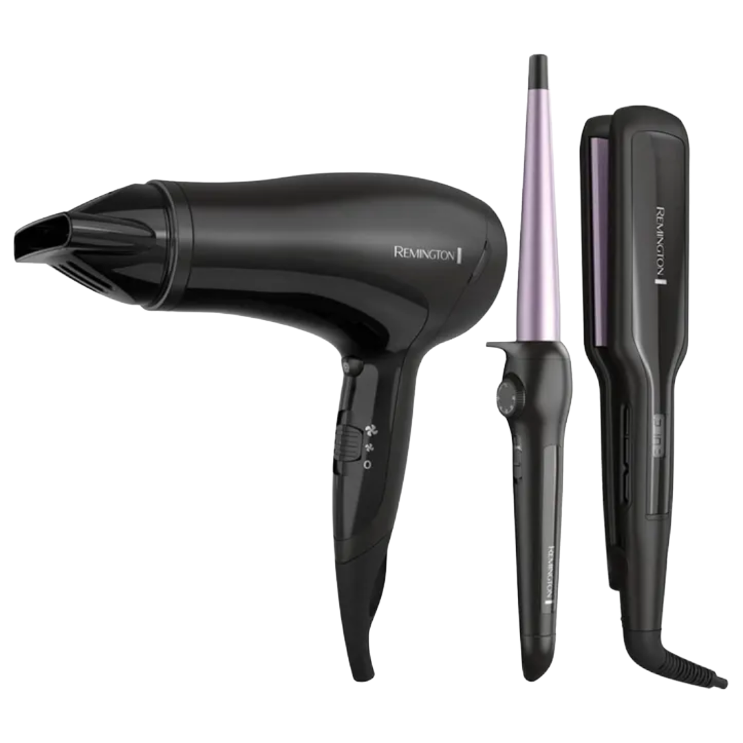 Super Combo Remington - Alisadora + Secador + Ondulador S5520-D3015
